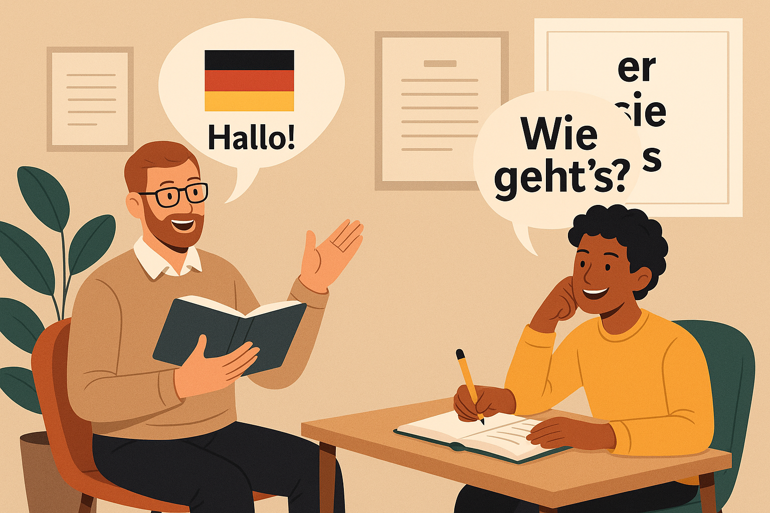 немецкий с гибким графиком и «живым» языком