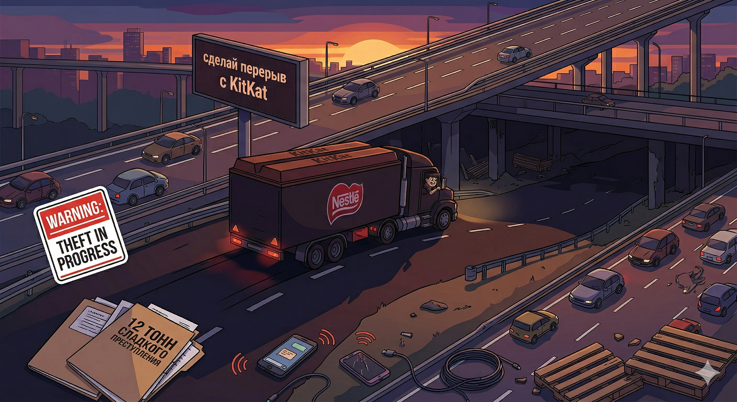 Шоколадное ограбление века - 12 тонн KitKat исчезли в Европе